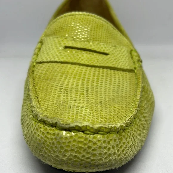 Neiman Marcus green driving Mocs shoes - Picture 3 of 4